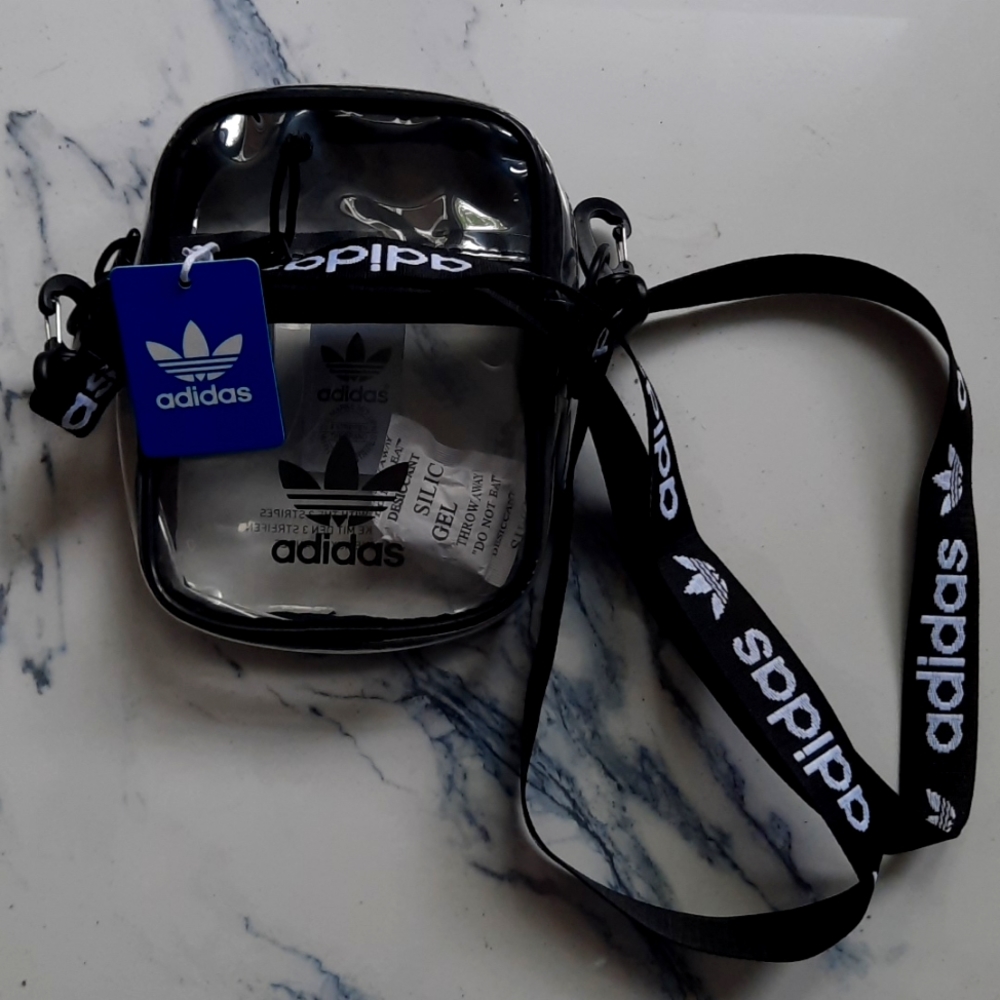 Adidas Clear Crossbody Festival Handbag NWT